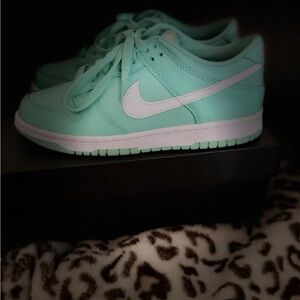 Nike Aqua Green and White Sneakers